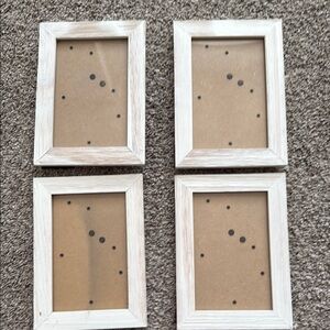 Hobby Lobby Rustic White Picture Frame Set